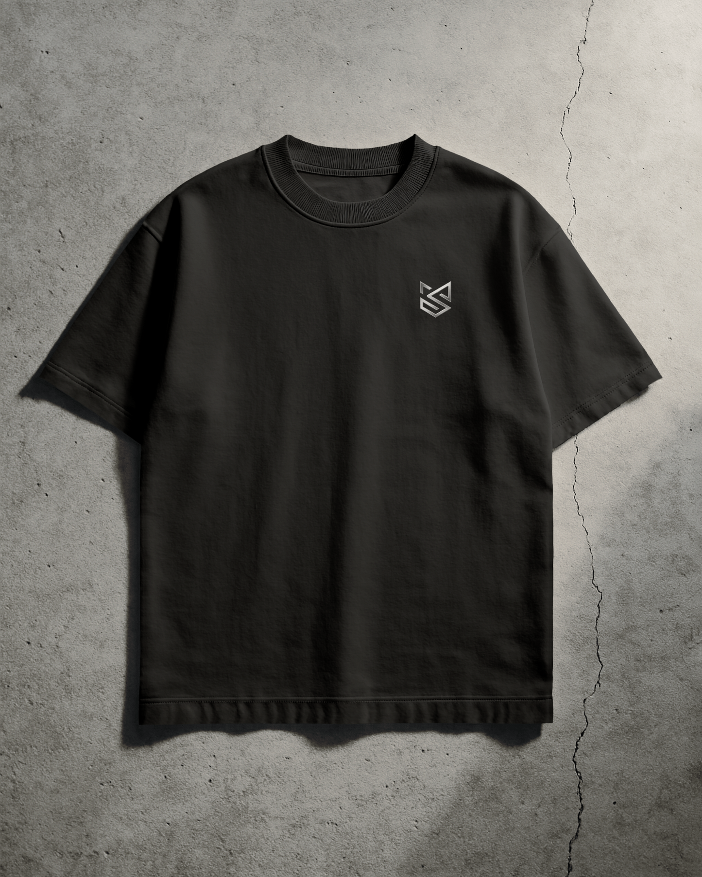 M Society Oversize Shirt mit Metal Logo 305gr