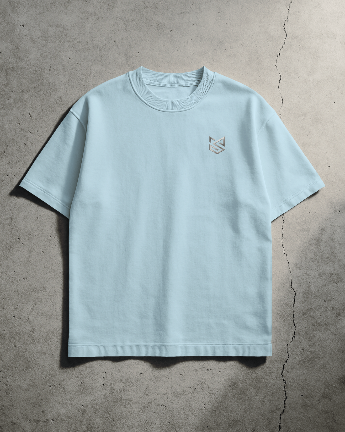 M Society Oversize Shirt mit Metal Logo 305gr