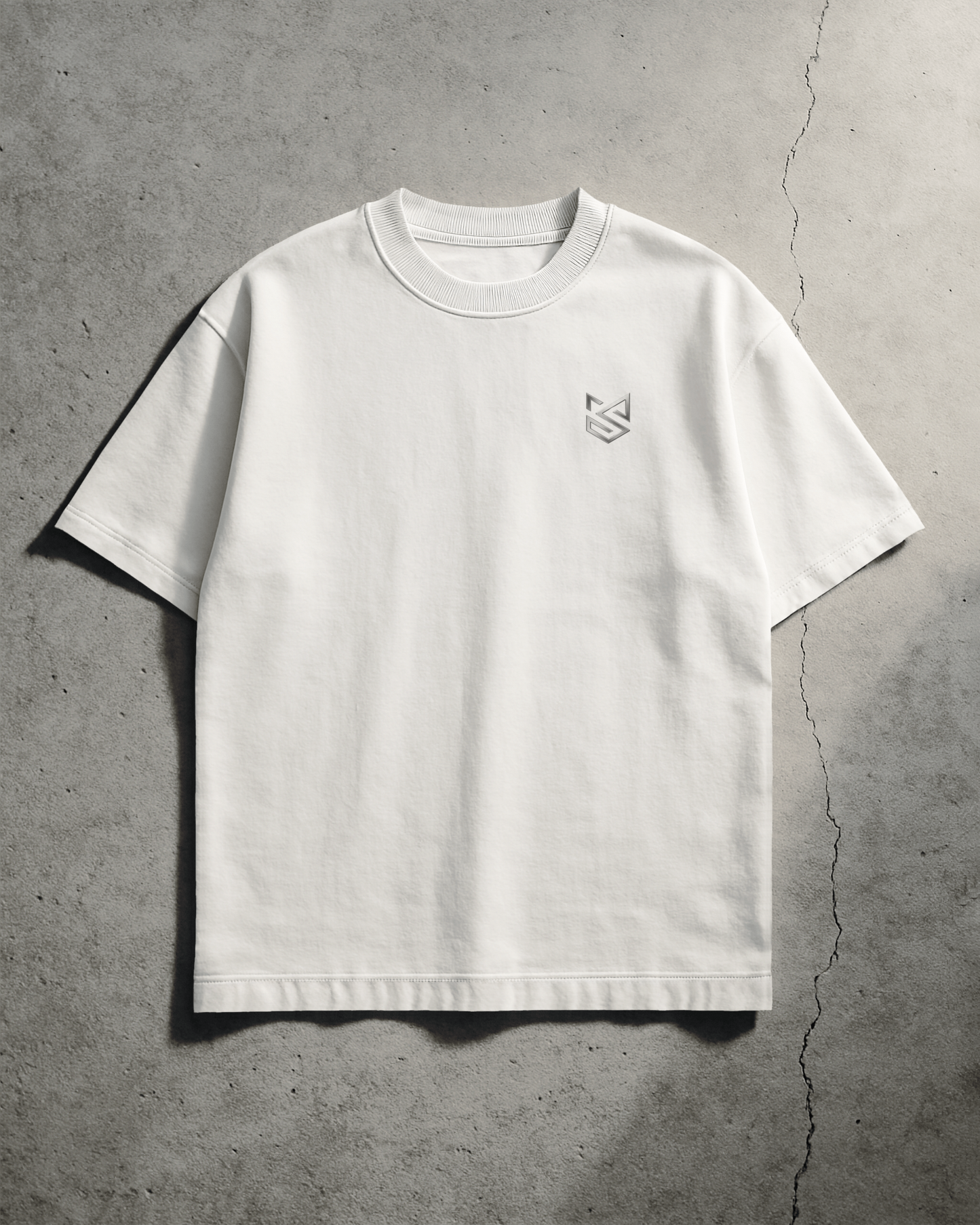 M Society Oversize Shirt mit Metal Logo 305gr